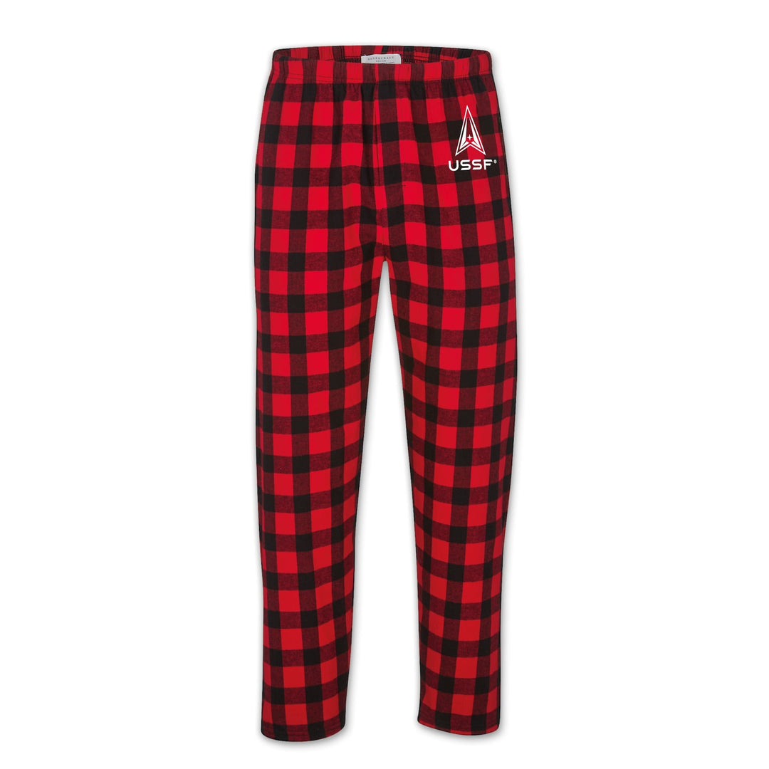 Space Force Delta Buffalo Check Flannel Pants