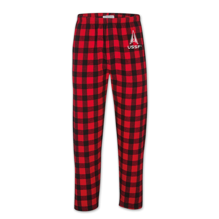 Space Force Delta Buffalo Check Flannel Pants