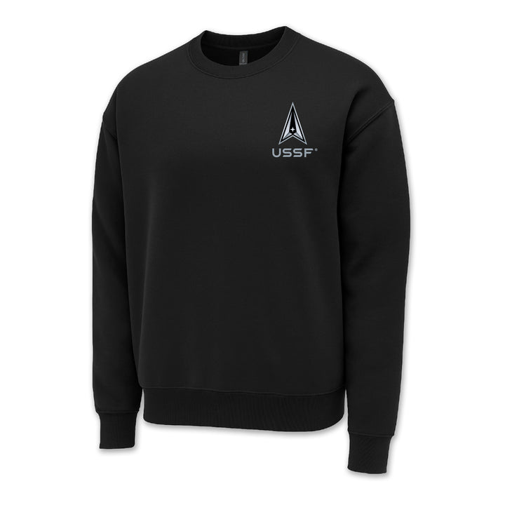 Space Force Left Chest Logo Crewneck