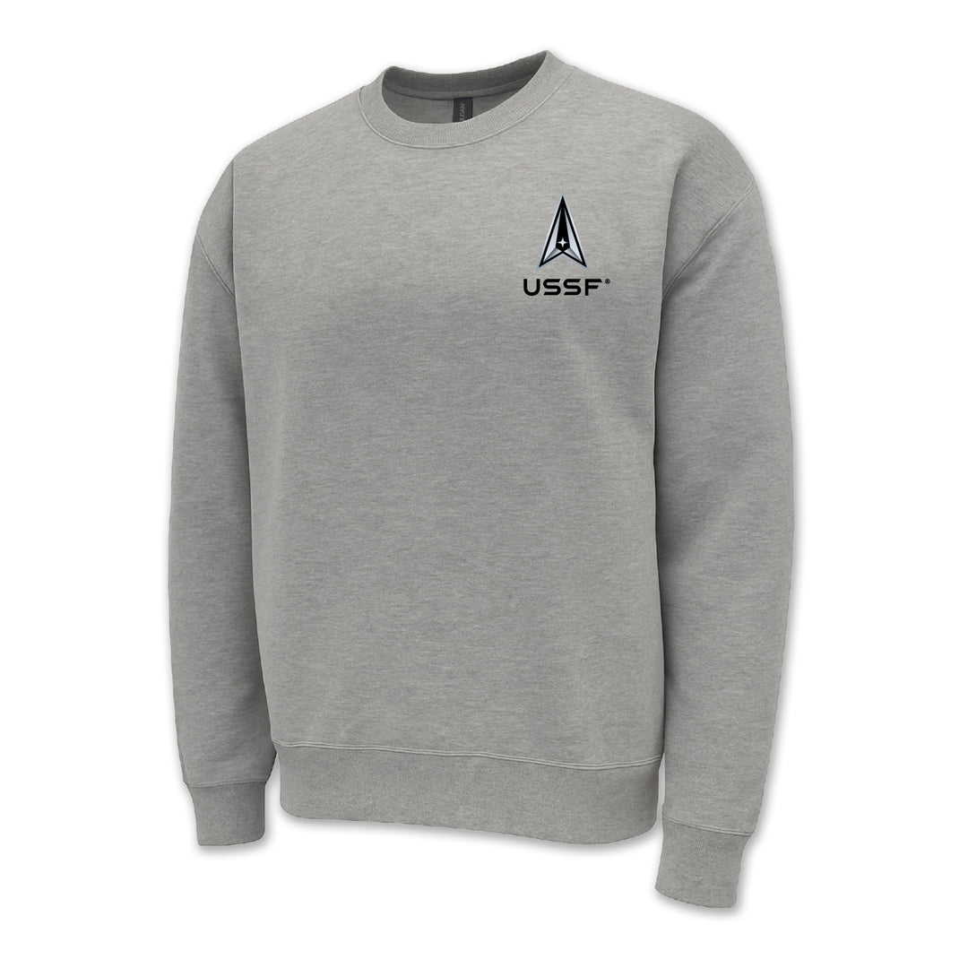 Space Force Left Chest Logo Crewneck