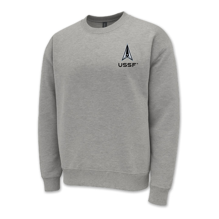 Space Force Left Chest Logo Crewneck