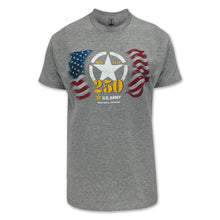 Load image into Gallery viewer, Army 250th Anniversary Flag T-Shirt (Grey)