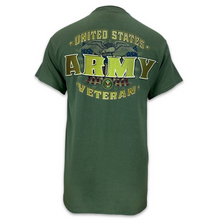 Load image into Gallery viewer, United States Army Veteran Perched Eagle T-Shirt (OD Green)