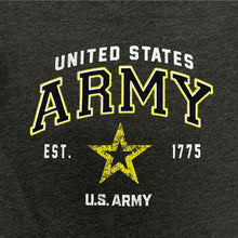 Load image into Gallery viewer, Army Ladies Star Est. 1775 T-Shirt (Black)