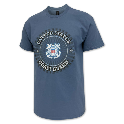 United States Coast Guard Sunburst T-Shirt (Indigo)