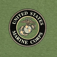 Load image into Gallery viewer, Marines Camo Flag T-Shirt (OD Green)