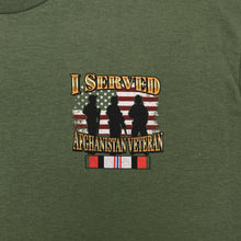 Load image into Gallery viewer, I Served Afghanistan Veteran T-Shirt (OD Green)