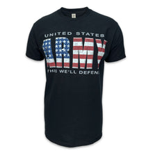 Load image into Gallery viewer, United States Army Flag T-Shirt (Black)