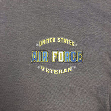 Load image into Gallery viewer, United States Air Force Veteran Perched Eagle T-Shirt (Charcoal)