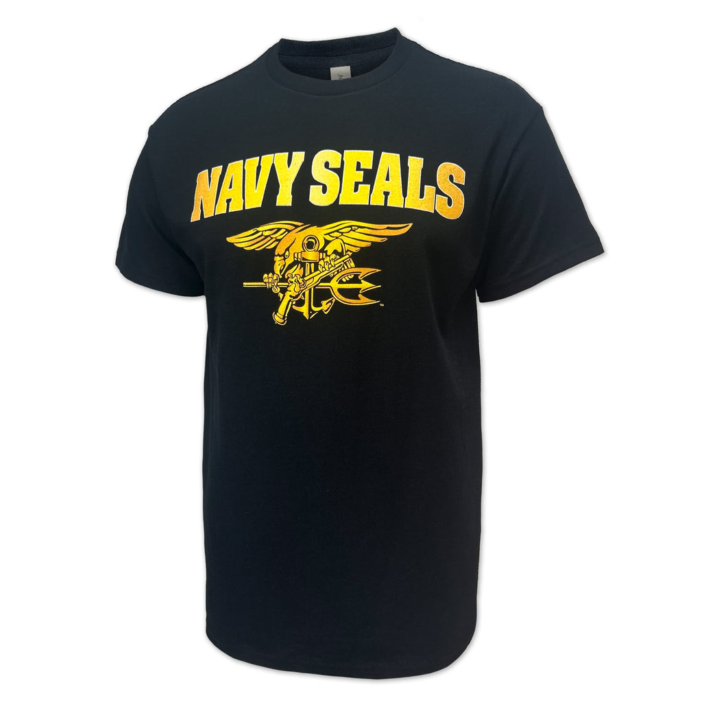 Navy Seals Gold T-Shirt (Black)