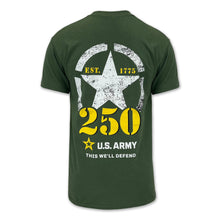 Load image into Gallery viewer, Army 250th Anniversary T-Shirt (OD Green)