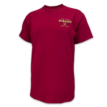Load image into Gallery viewer, United States Marines Shield Grunge T-Shirt (Red)