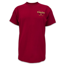Load image into Gallery viewer, United States Marines Shield Grunge T-Shirt (Red)