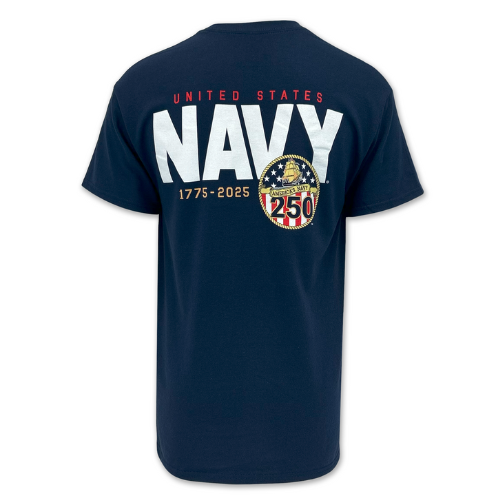 U.S. Navy 250th Anniversary T-Shirt (Navy)