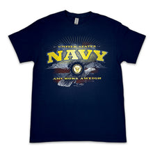 Load image into Gallery viewer, United States Navy Eagle Burst T-Shirt (Navy)
