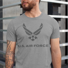 Load image into Gallery viewer, Air Force Reflective T-Shirt (Grey)