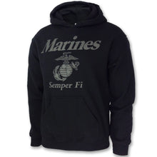 Load image into Gallery viewer, Marines Reflective Hood (Black)