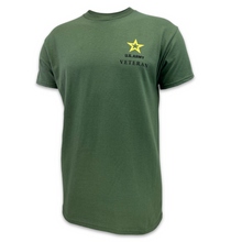 Load image into Gallery viewer, Army Veteran Freedom Isn&#39;t Free But It&#39;s Worth Fighting For T-Shirt (OD Green)