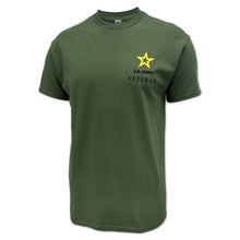 Load image into Gallery viewer, Army Veteran Freedom Isn&#39;t Free But It&#39;s Worth Fighting For T-Shirt (OD Green)