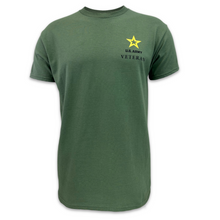 Load image into Gallery viewer, Army Veteran Freedom Isn&#39;t Free But It&#39;s Worth Fighting For T-Shirt (OD Green)