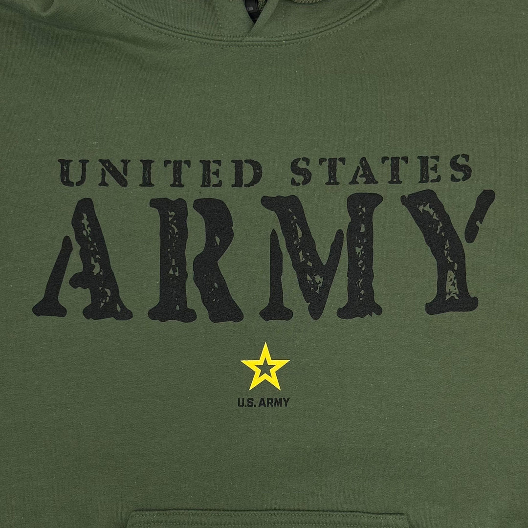 United States Army Stamp Logo Hood (OD Green)