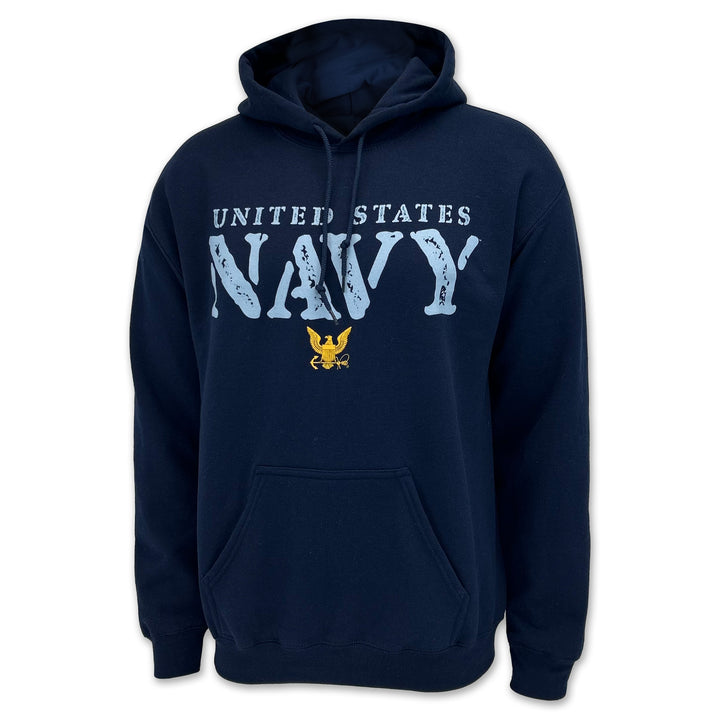 United States Navy Stamp Logo Hood (Navy)