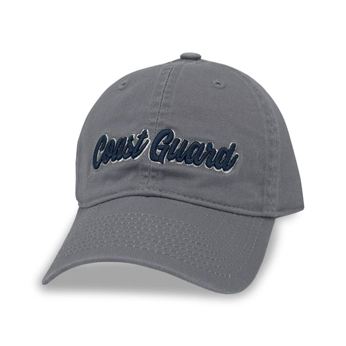 Coast Guard Ladies Script Hat (Dark Grey)