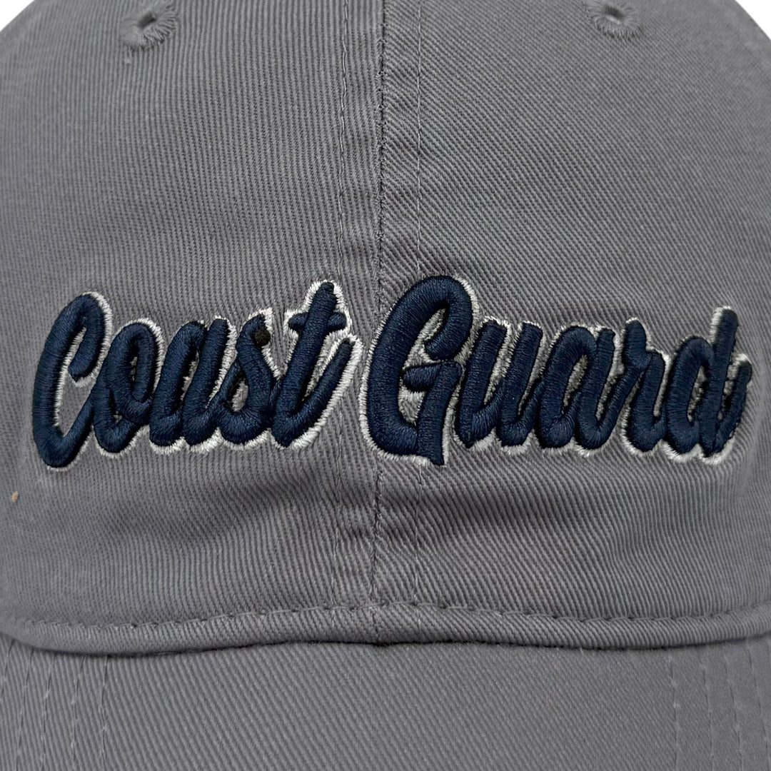 Coast Guard Ladies Script Hat (Dark Grey)