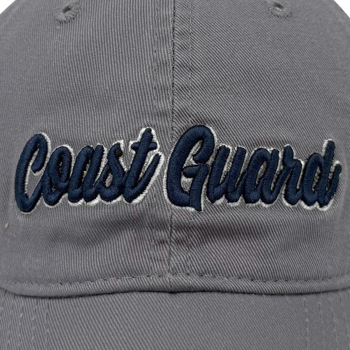 Coast Guard Ladies Script Hat (Dark Grey)