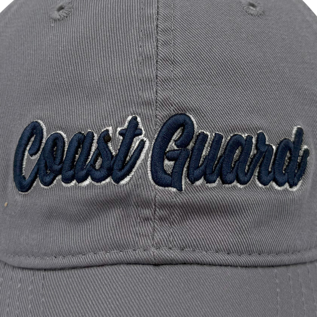 Coast Guard Ladies Script Hat (Dark Grey)
