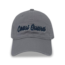 Load image into Gallery viewer, Coast Guard Ladies Script Hat (Dark Grey)