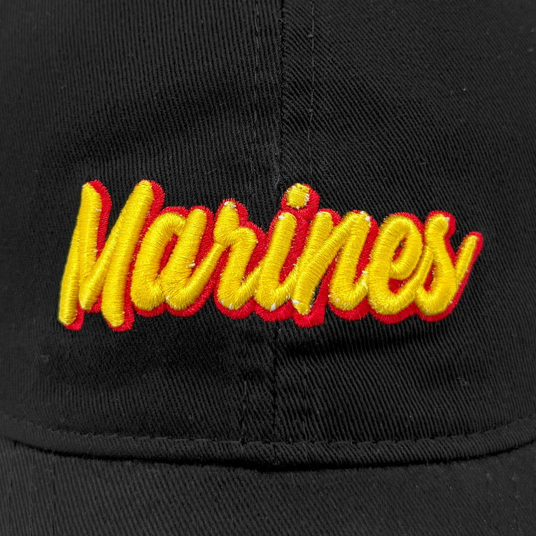 Marines Ladies Script Hat (Black)