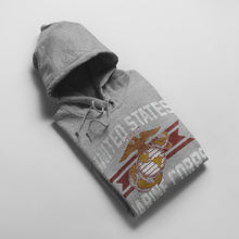 Load image into Gallery viewer, Marines Vintage Basic Hood (Grey)