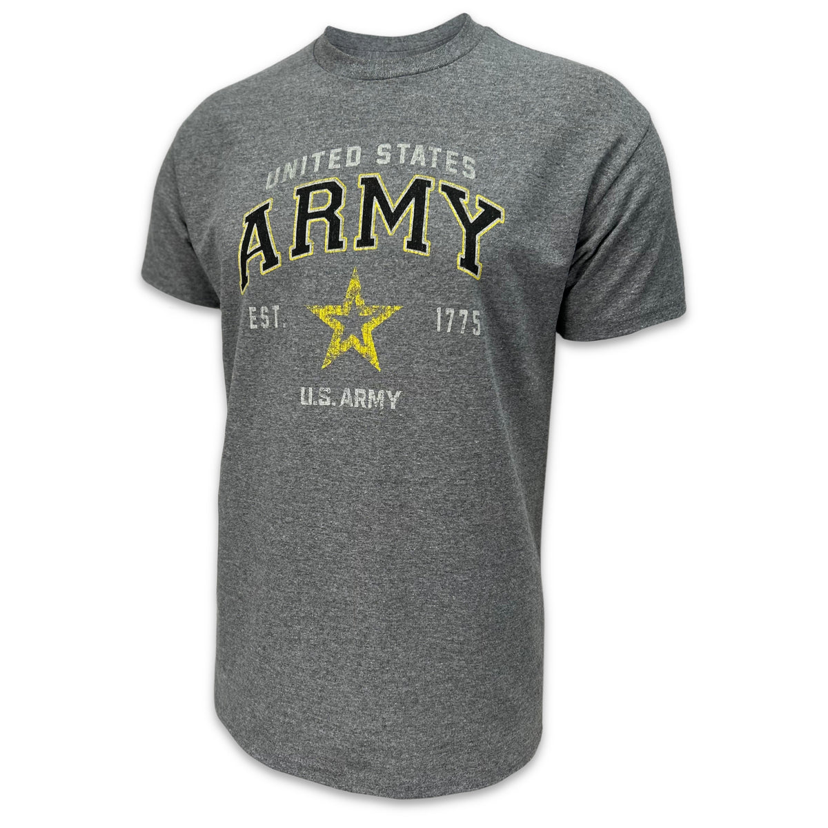 Army Gear: Army Star Est. 1775 T-Shirt in Grey
