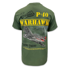 Load image into Gallery viewer, Army Curtiss P-40 Warhawk T-Shirt (OD Green)