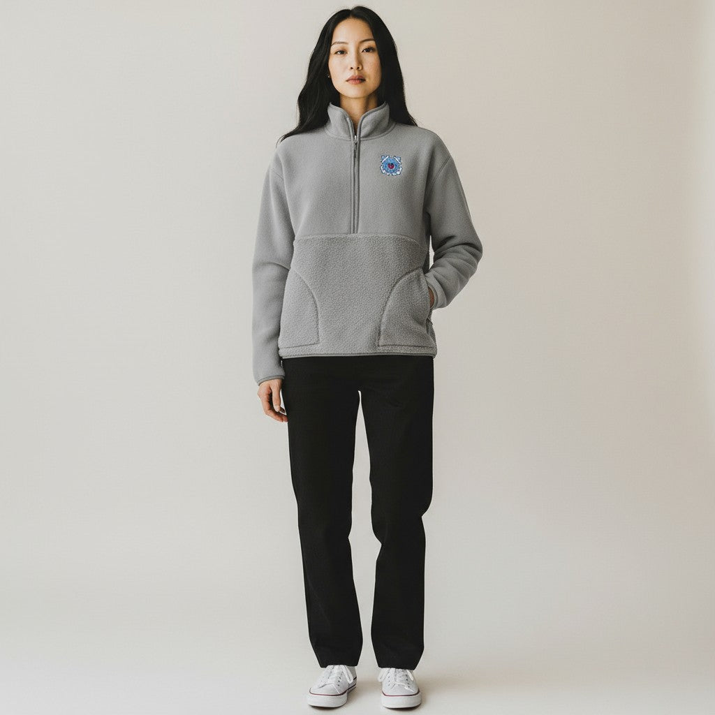 U.S. Coast Guard Women's Figure 1/2 Zip Pullover (Skyscraper)*