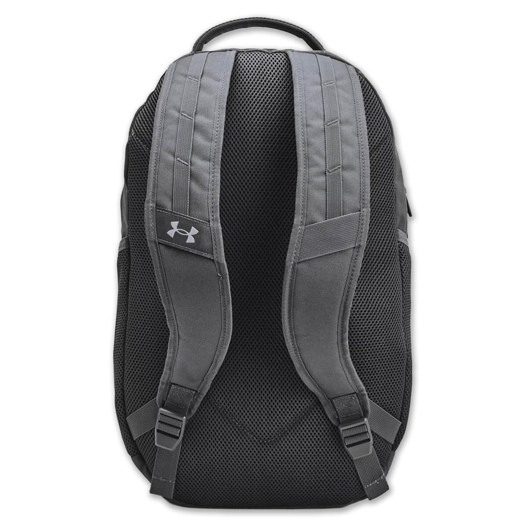 U.S. Navy Anchor Under Armour Hustle 5.0 Backpack (Grey)