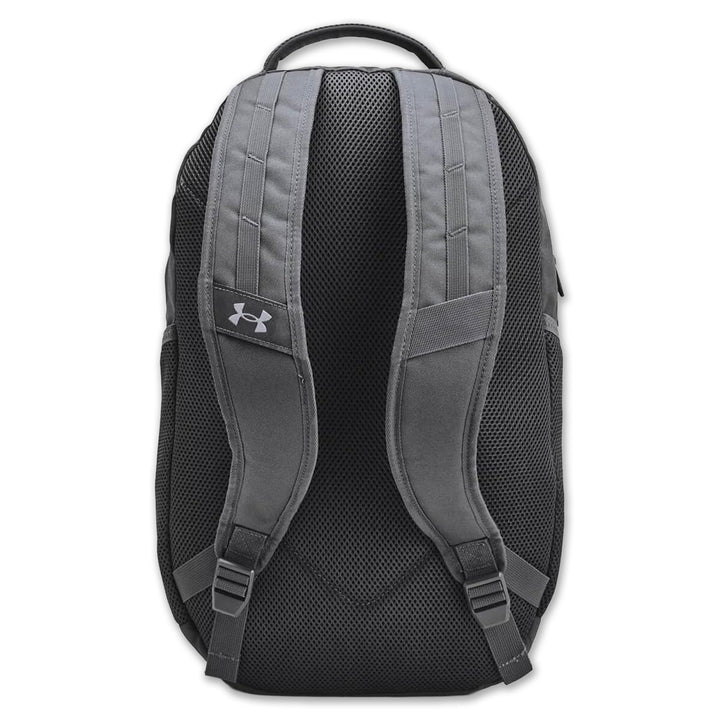 U.S. Navy Anchor Under Armour Hustle 5.0 Backpack (Grey)