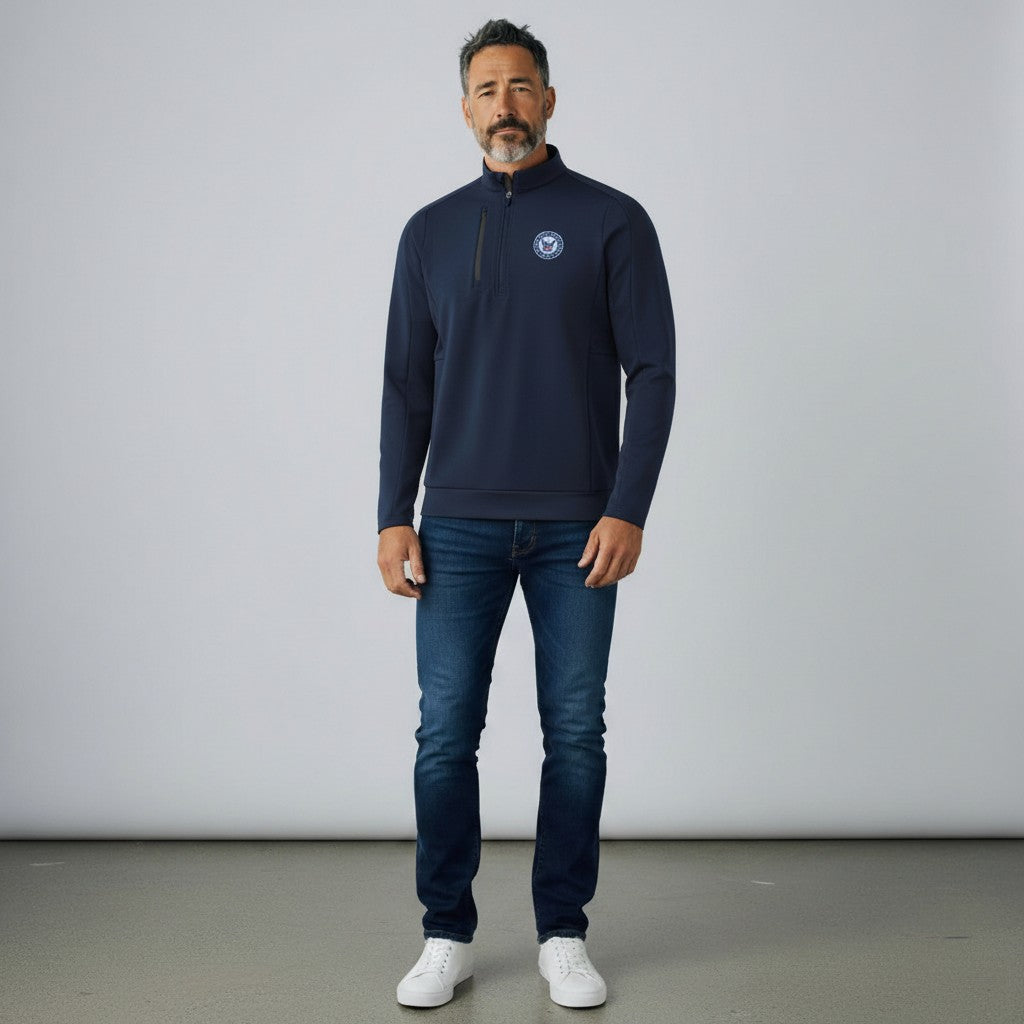 U.S. Navy Seal Men's Generation 1/4 Zip Pullover (Navy/Carbon)*