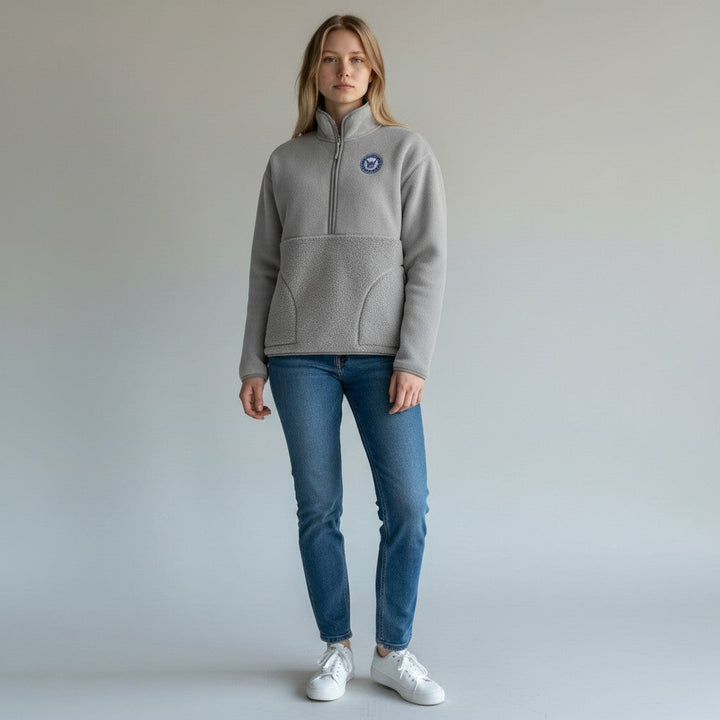 U.S. Navy Seal Women's Figure 1/2 Zip Pullover (Skyscraper)*