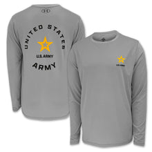 Load image into Gallery viewer, United States Army Star Under Armour Tech Long Sleeve T-Shirt (Grey)