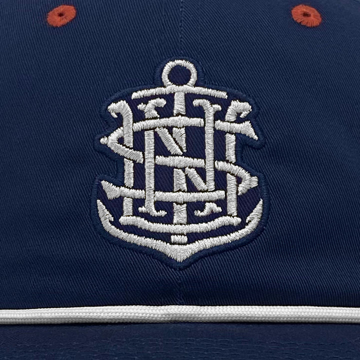 Navy Under Armour 2025 Rivalry Poly Cotton Washed Low Crown Flat Adjustable Hat (Navy)