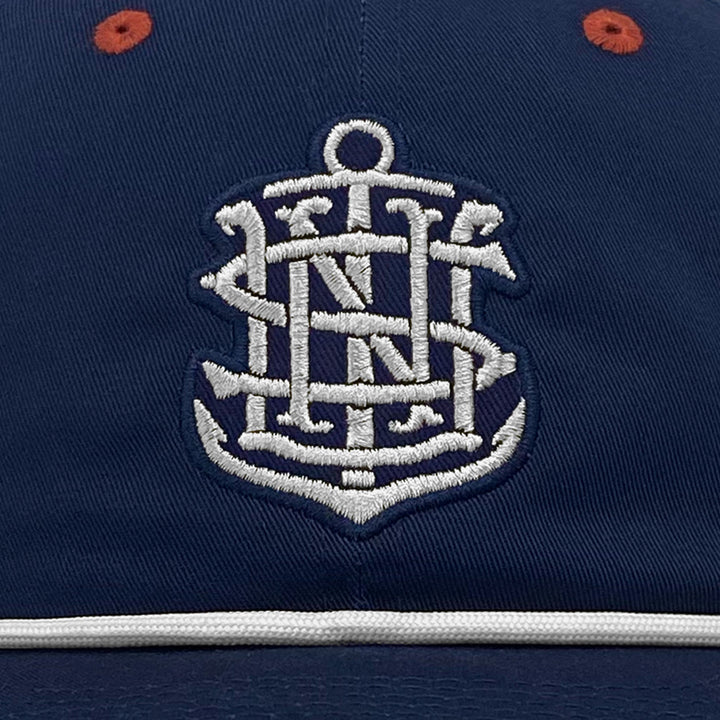 Navy Under Armour Washed Low Crown Flat Adjustable Hat (Navy)