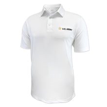 Load image into Gallery viewer, Army Star Under Armour Performance Polo (White)
