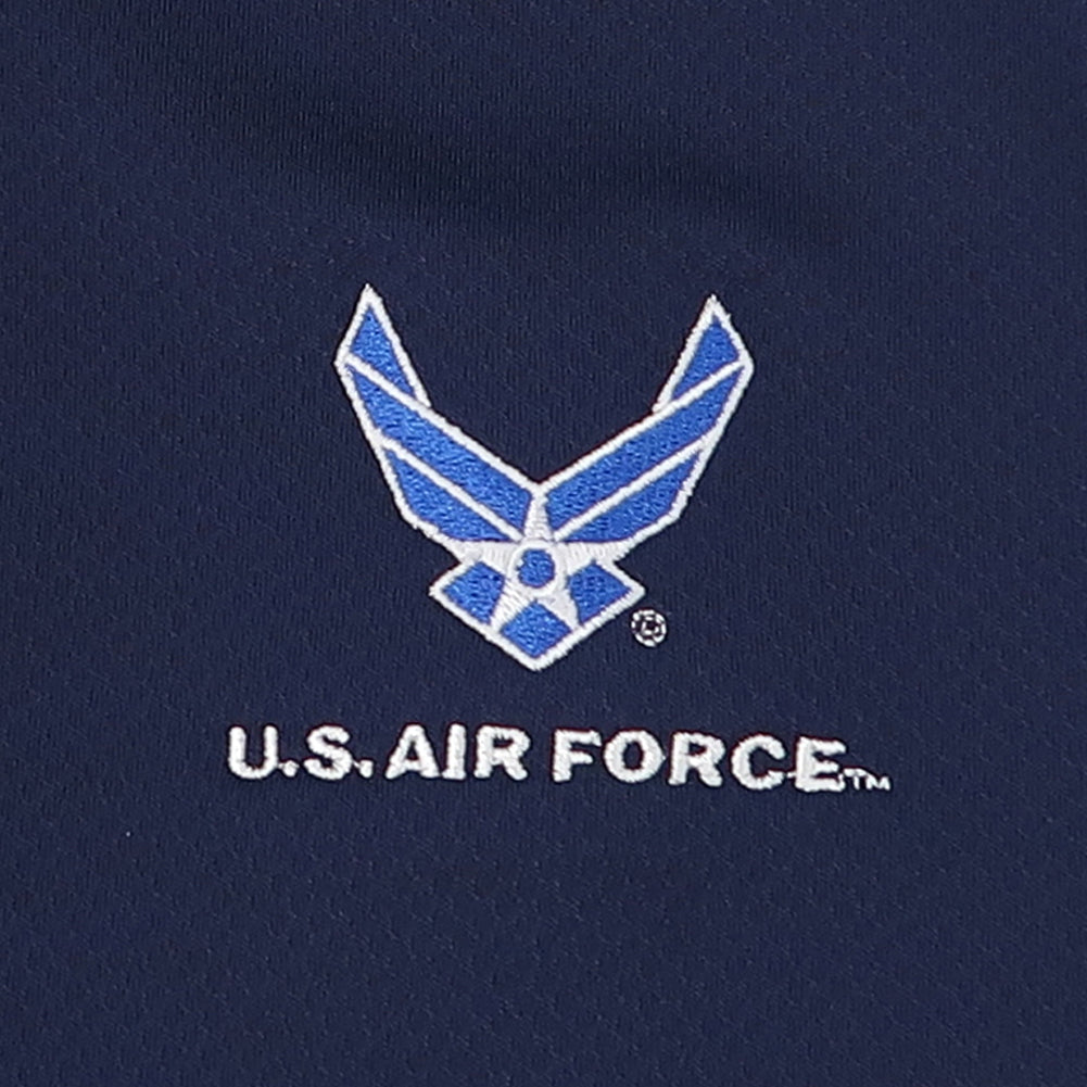 U.S. Air Force Wings Under Armour Hustle 5.0 Backpack (Navy)