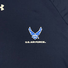 Load image into Gallery viewer, Air Force Under Armour Left Chest Wings Tech T-Shirt (Navy)
