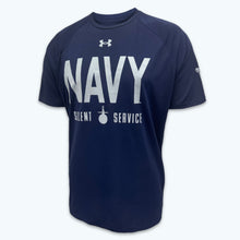 Load image into Gallery viewer, Navy Under Armour Silent Service Tech T-Shirt (Navy)