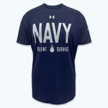 Load image into Gallery viewer, Navy Under Armour Silent Service Tech T-Shirt (Navy)