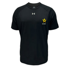Load image into Gallery viewer, Army Under Armour Left Chest Star Tech T-Shirt (Black)