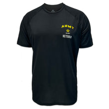 Load image into Gallery viewer, Army Under Armour Left Chest Star Veteran Tech T-Shirt (Black)